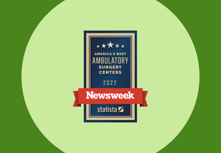 Voted America's best ambulatory surgery center in 2022