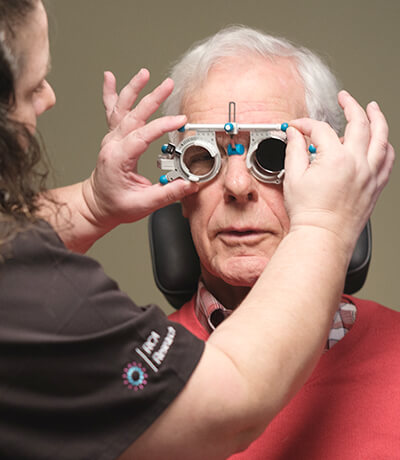 An eye exam