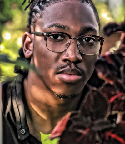 man with glasses